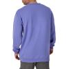 image:imageChampion Mens Crewneck Fleece Sweatshirt Standard Fit Midweight Script Logo Available in Regular and Big amp TallStone Crush Blue  Classic Script Logo