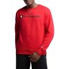 image:imageChampion Mens Crewneck Fleece Sweatshirt Standard Fit Midweight Script Logo Available in Regular and Big amp TallTeam Red Scarlet  Classic Script Logo