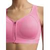 image:imageChampion Womens Sports Bra Motion Control FrontZip HighImpact Maximum Support Breathable MoistureWickingPink Cosmos