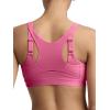 image:imageChampion Womens Sports Bra Motion Control FrontZip HighImpact Maximum Support Breathable MoistureWickingPink Cosmos