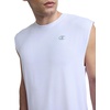 image:imageChampion Mens Performance Sport Crewneck Muscle Tee Standard Fit Lightweight BreathableBright White