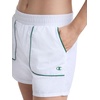 image:imageChampion Womens Courtside 5 Short with Piping Standard Fit Crinkle NylonBright White