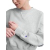 image:imageChampion Womens Endzone Crewneck Sweatshirt Loose FitOxford Gray Heather
