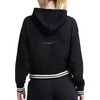 image:imageChampion Womens Tackle Front Lace Pullover Hoodie Loose Fit French TerryBlack