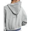 image:imageChampion Womens Tackle Front Lace Pullover Hoodie Loose Fit French TerryOxford Gray Heather