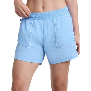 image:imageChampion Womens Courtside 5 Short with Piping Standard Fit Crinkle NylonPlacid Blue