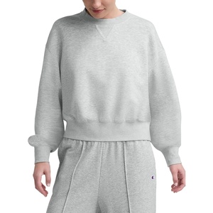 image:imageChampion Womens Endzone Crewneck Sweatshirt Loose FitOxford Gray Heather