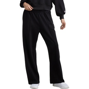image:imageChampion Womens Tackle Open Bottom Pant Standard Fit French TerryBlack