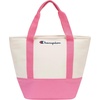 image:imageChampion Classic Canvas Insulated Lunch Tote with Front Slip Pocket Bottle LoopCottonPink Cosmos