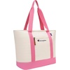 image:imageChampion Classic Canvas Insulated Market Tote with Bottle Opener Zip Pocket CottonPink Cosmos One SizeCottonPink Cosmos
