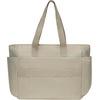 image:imageChampion Quartz Crinkle Nylon Tote with Laptop Sleeve Luggage Strap Zip ClosureAbbey Stone
