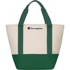 image:imageChampion Classic Canvas Insulated Lunch Tote with Front Slip Pocket Bottle LoopCottonBlue Depths