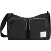 image:imageChampion Quartz Small Messenger Bag in Crinkle Nylon with Adjustable Strap Water Bottle Pocket for Work Travel CommuteBlack