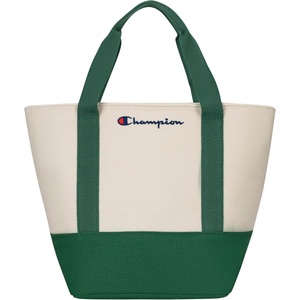 image:imageChampion Classic Canvas Insulated Lunch Tote with Front Slip Pocket Bottle LoopCottonBlue Depths