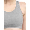 image:imageChampion Womens Infinity Racerback Sports Bra Moderate Support Seamless Moisture WickingOxford Gray Heather  C Logo