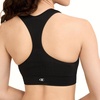 image:imageChampion Womens Infinity Racerback Sports Bra Moderate Support Seamless Moisture WickingBlack  C Logo