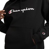 image:imageChampion Womens Pullover Fleece Hoodie Loose Fit Midweight Script Logo Available in Regular and PlusBlack  Classic Script Logo