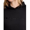image:imageChampion Womens Pullover Fleece Hoodie Loose Fit Midweight Script Logo Available in Regular and PlusBlack  Embroidered Script Logo