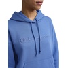 image:imageChampion Womens Pullover Fleece Hoodie Loose Fit Midweight Script Logo Available in Regular and PlusCoastal Fjord  Embroidered Script Logo