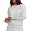 image:imageChampion Womens Sweatshirt Fleece Crewneck Sweatshirt Warm Sweatshirt for Women Plus Size AvailableOxford Gray Heather  Tonal Script Logo