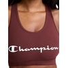 image:imageChampion Womens Champion Script Sports Bra Flexible FitBitter Chocolate