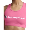 image:imageChampion Womens Champion Script Sports Bra Flexible FitPink Cosmos  Script Logo
