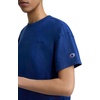 image:imageChampion Womens Classic Short Sleeve Graphic TShirt Loose Fit Script LogoBlue Depths  Tonal Script Logo