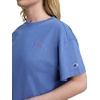 image:imageChampion Womens Classic Short Sleeve Graphic TShirt Loose Fit Script LogoCoastal Fjord  Tonal Script Logo