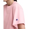 image:imageChampion Womens Classic Short Sleeve Graphic TShirt Loose Fit Script LogoRose Shadow  Tonal Script Logo