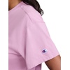 image:imageChampion Womens Classic Short Sleeve Graphic TShirt Loose Fit Script LogoSmoky Grape