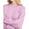 image:imageChampion Womens Crewneck Pullover Standard Fit Midweight Stretch FabricSmoky Grape