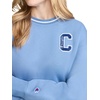 image:imageChampion Womens Crewneck With Chenille Patch Standard Fit Midweight FleeceRiviera