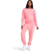 image:imageChampion Womens Crewneck With Chenille Patch Standard Fit Midweight FleeceStrawberry Pink