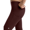 image:imageChampion Womens Performance Inner Drawcord 78 Leggings FittedBitter Chocolate