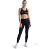 image:imageChampion Womens Performance Inner Drawcord 78 Leggings FittedBlack  C Logo