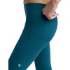 image:imageChampion Womens Performance Inner Drawcord 78 Leggings FittedDeep Teal