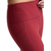 image:imageChampion Womens Performance Inner Drawcord 78 Leggings FittedPomegranate  C Logo