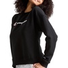 image:imageChampion Womens Powerblend Crewneckloose Fitmidweight Fleecescript LogoBlack  Classic Script Logo