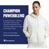 image:imageChampion Womens Powerblend Crewneckloose Fitmidweight Fleecescript LogoBlue Depths