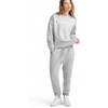 image:imageChampion Womens Powerblend Crewneckloose Fitmidweight Fleecescript LogoOxford Gray Heather  Classic Script Logo