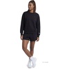 image:imageChampion Womens Powerblend Crewneckstandard Fit Midweight FleeceBlack  C Logo