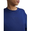 image:imageChampion Womens Powerblend Fleece Crewneck Sweatshirt Tonal Script LogoBlue Depths