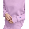image:imageChampion Womens Powerblend Fleece Crewneck Sweatshirt Tonal Script LogoSmoky Grape