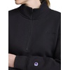 image:imageChampion Womens Powerblend Fleece Mock Neck QuarterzipBlack