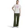 image:imageChampion Womens Powerblend Fleece Wide Leg SweatpantsChive