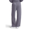 image:imageChampion Womens Powerblend Fleece Wide Leg SweatpantsForged Steel Gray