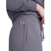 image:imageChampion Womens Powerblend Fleece Wide Leg SweatpantsForged Steel Gray