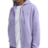 image:imageChampion Womens Powerblend Fleece Zipup Hoodiestandard Fitc LogoDaybreak  C Logo