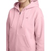 image:imageChampion Womens Powerblend Fleece Zipup Hoodiestandard Fitc LogoRose Shadow  C Logo