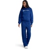 image:imageChampion Womens Pullover Fleece Hoodie Loose Fit Midweight Script Logo Available in Regular and PlusBlue Depths